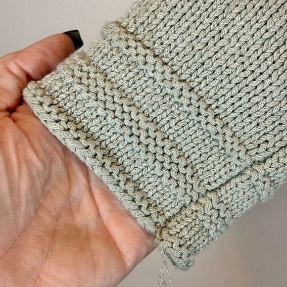 White + Warren Stone Gray Knitted Button Up Collared Cardigan Women's Size Small - Picture 2 of 8